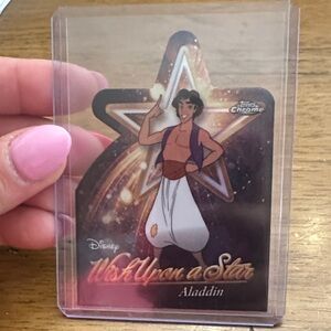 Disney Wonder Topps Wish Upon a Star Aladdin Card
